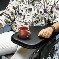 Flip Away Wheelchair Armrest Half Tray