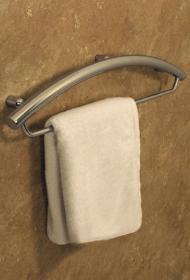 Towel Bar with Integrated Handrail