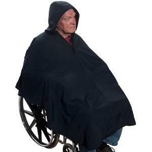 Fleece Lined Hooded Poncho