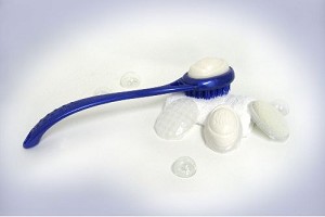 Elite Bath Brush with Soap Insert