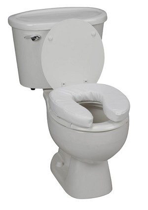 Padded Vinyl Toilet Seat Riser