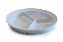 Partitioned Scoop Dinner Plate