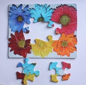 Mind-Start 12 Piece Flower Puzzle
